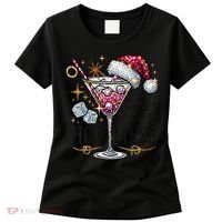 Women Santas Favorite Hot Mess Funny Margarita Gift Women's T-Shirt thumb 0
