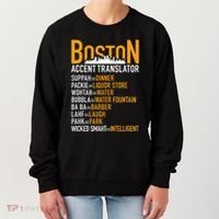 Wicke Smaht Funny Boston Accent Translator Women's Sweatshirt thumb 0