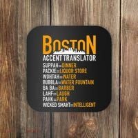 Wicke Smaht Funny Boston Accent Translator Coaster thumb 0