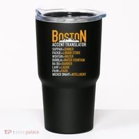 Wicke Smaht Funny Boston Accent Translator Tumbler thumb 0