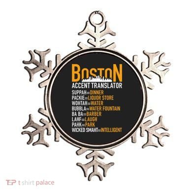 Wicke Smaht Funny Boston Accent Translator Ornament