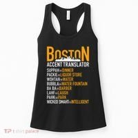 Wicke Smaht Funny Boston Accent Translator Women's Tank Top thumb 0