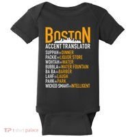 Wicke Smaht Funny Boston Accent Translator Baby Bodysuit thumb 0