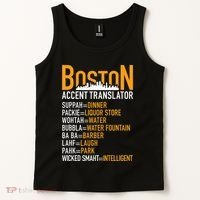 Wicke Smaht Funny Boston Accent Translator Tank Top thumb 2