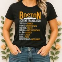 Wicke Smaht Funny Boston Accent Translator Women's T-Shirt thumb 2
