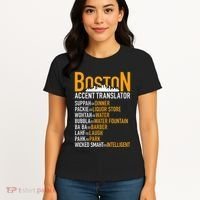 Wicke Smaht Funny Boston Accent Translator Women's T-Shirt thumb 4