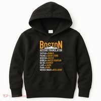 Wicke Smaht Funny Boston Accent Translator Kids Hoodie thumb 0