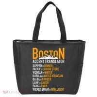 Wicke Smaht Funny Boston Accent Translator Tote Bag thumb 0