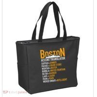 Wicke Smaht Funny Boston Accent Translator Tote Bag thumb 2