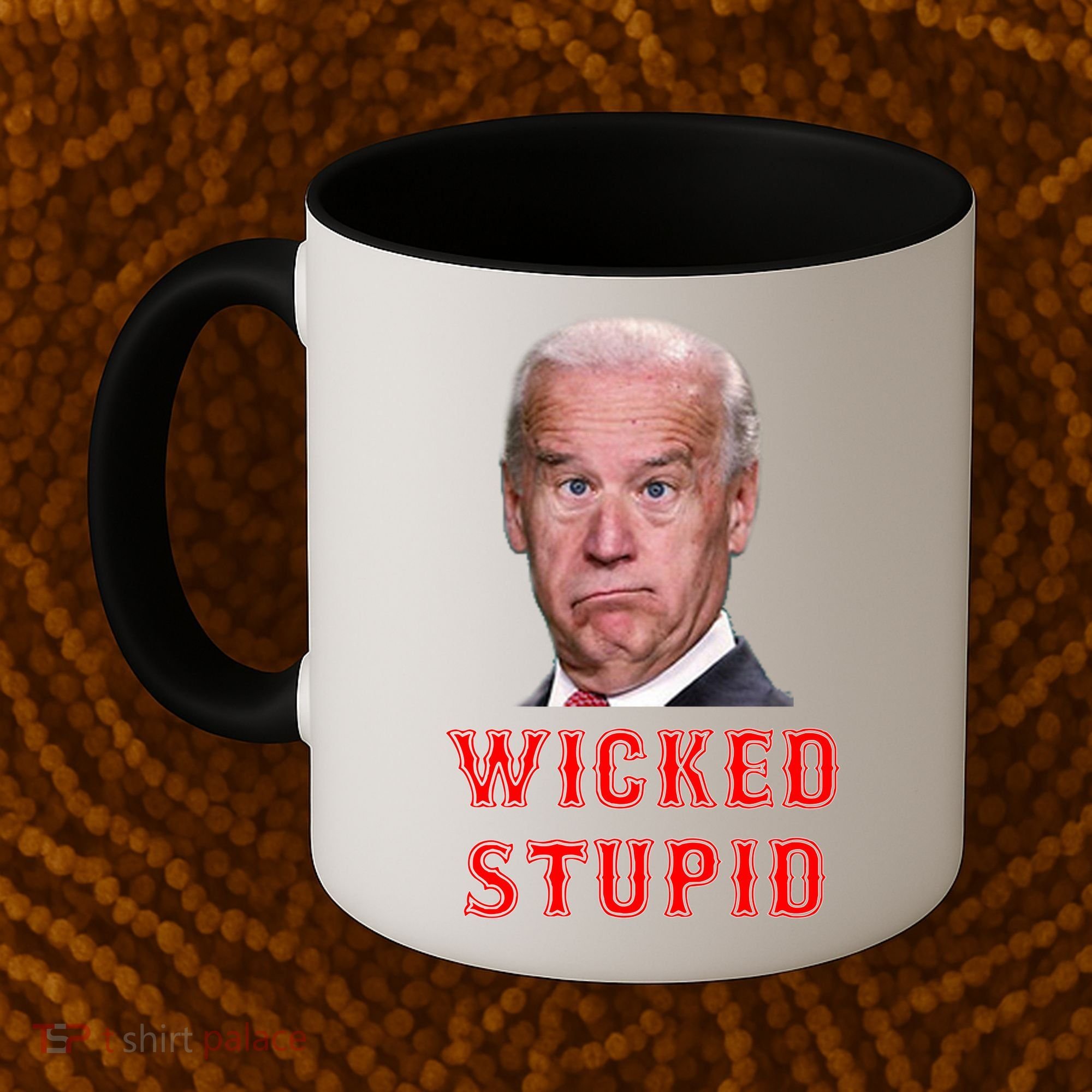Wicked Stupid Funny Joe Biden Boston Coffee Mug