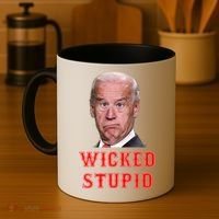 Wicked Stupid Funny Joe Biden Boston Coffee Mug thumb 4