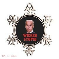 Wicked Stupid Funny Joe Biden Boston Ornament thumb 0
