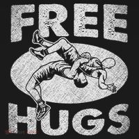Wrestling Shirts  Funny Free Hugs Wrestling  Coach Women's Hoodie thumb 2