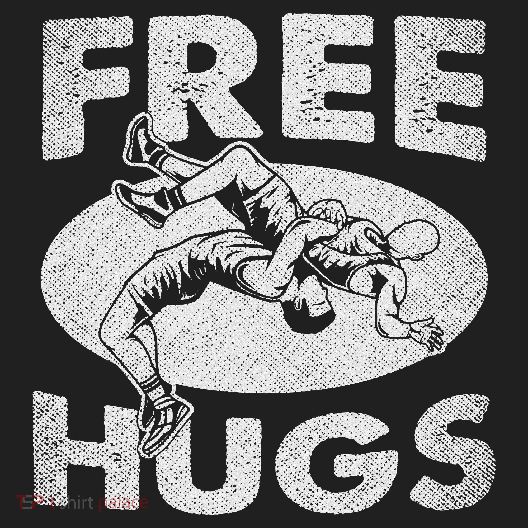 Wrestling Shirts  Funny Free Hugs Wrestling  Coach Tumbler