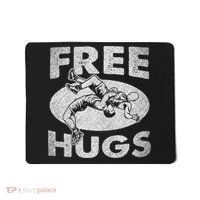 Wrestling Shirts  Funny Free Hugs Wrestling  Coach Mousepad thumb 0