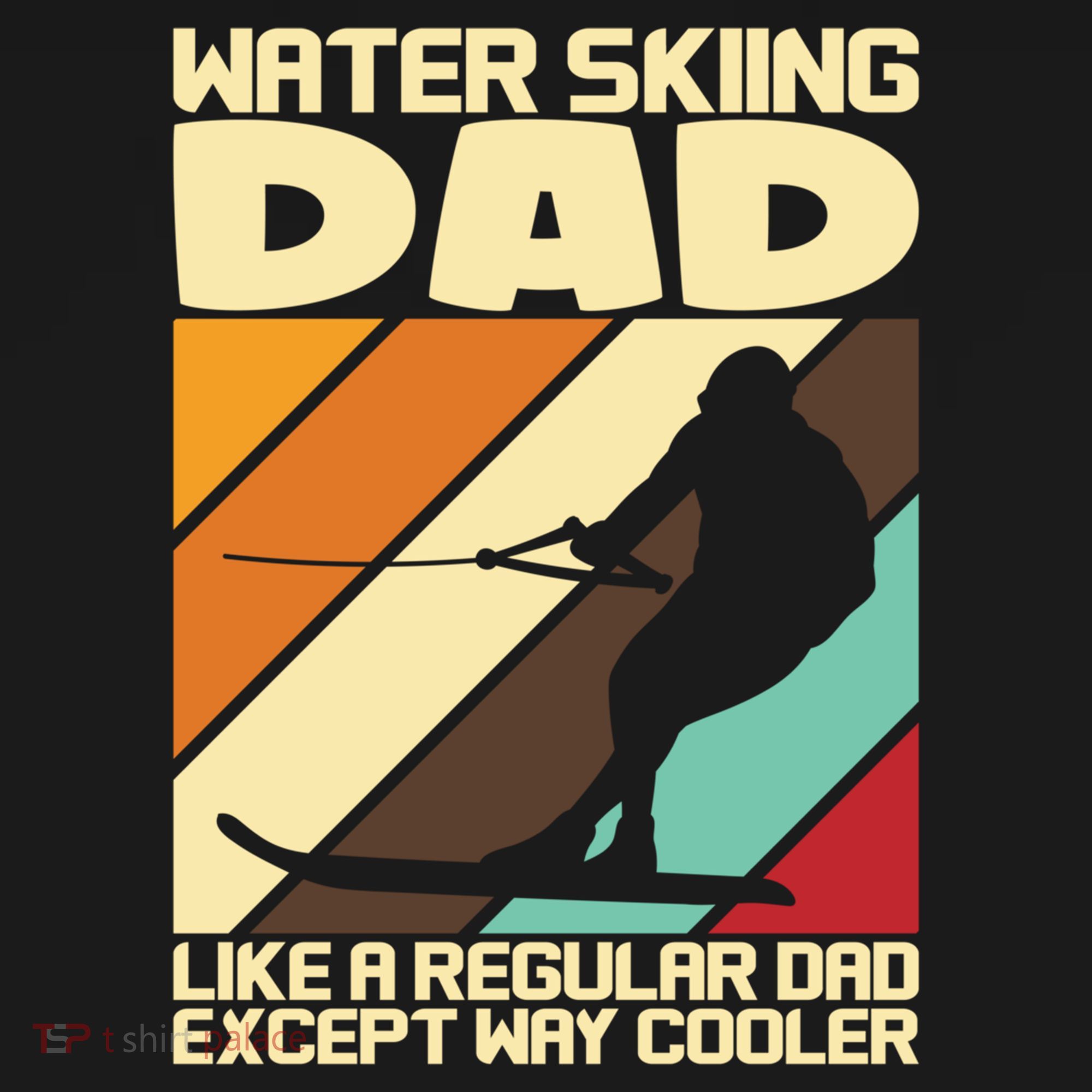 Water Ski Fans Water Skiing Dad Gift Doggie Tank