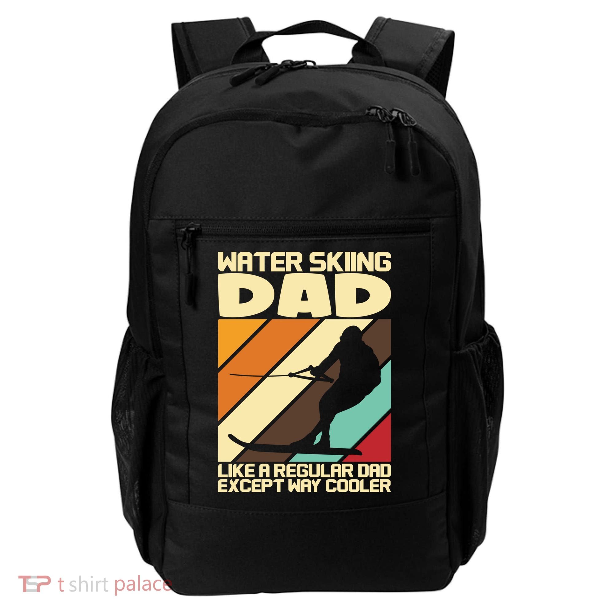 Water Ski Fans Water Skiing Dad Gift Backpack