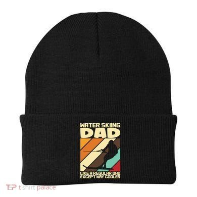 Water Ski Fans Water Skiing Dad Gift Beanie