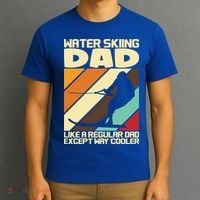 Water Ski Fans Water Skiing Dad Gift T-Shirt thumb 3