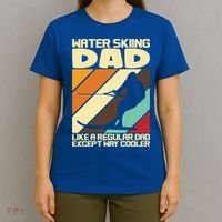 Water Ski Fans Water Skiing Dad Gift T-Shirt thumb 4