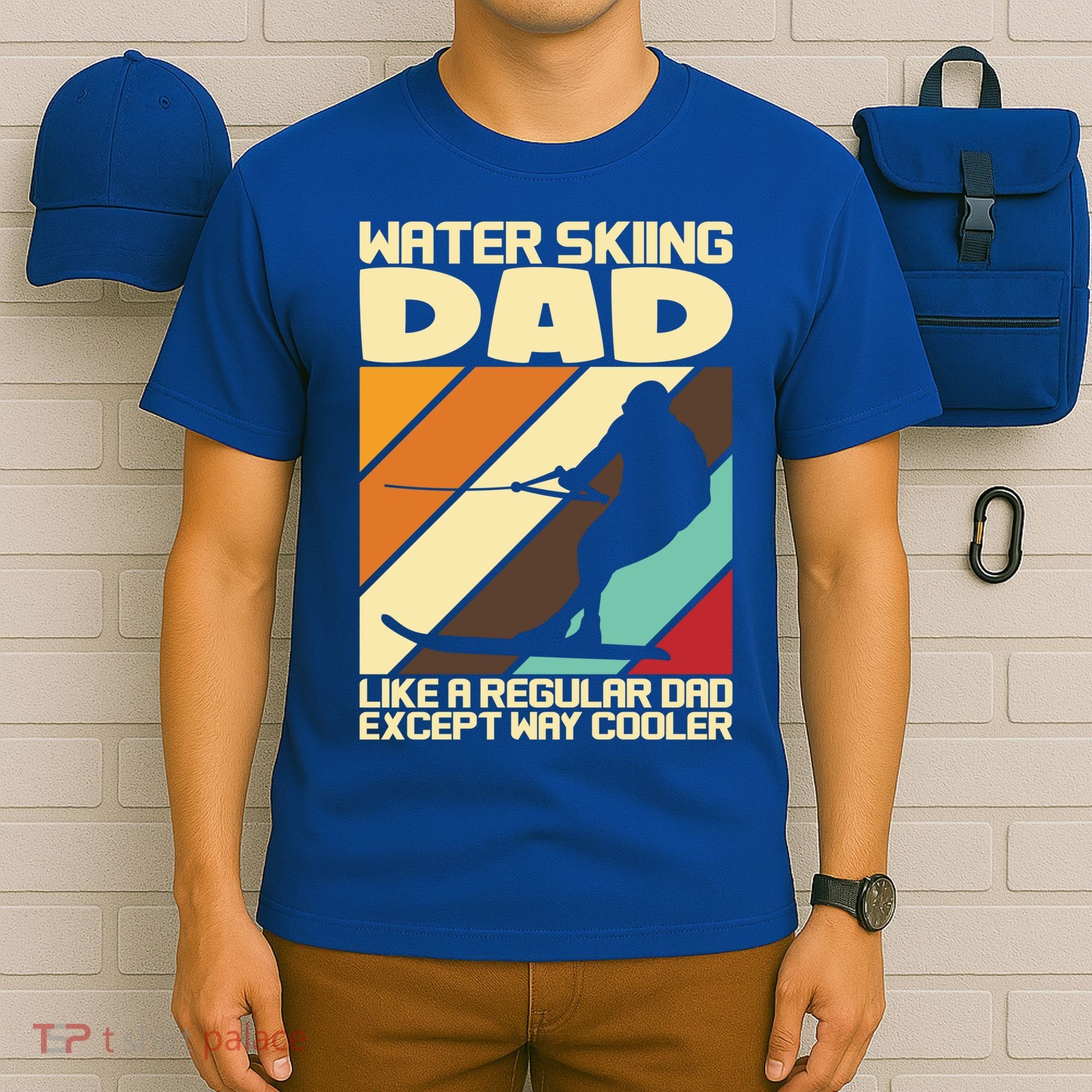 Water Ski Fans Water Skiing Dad Gift T-Shirt