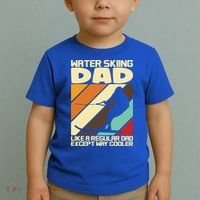 Water Ski Fans Water Skiing Dad Gift Toddler T-Shirt thumb 2