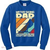 Water Ski Fans Water Skiing Dad Gift Kids Sweatshirt thumb 0