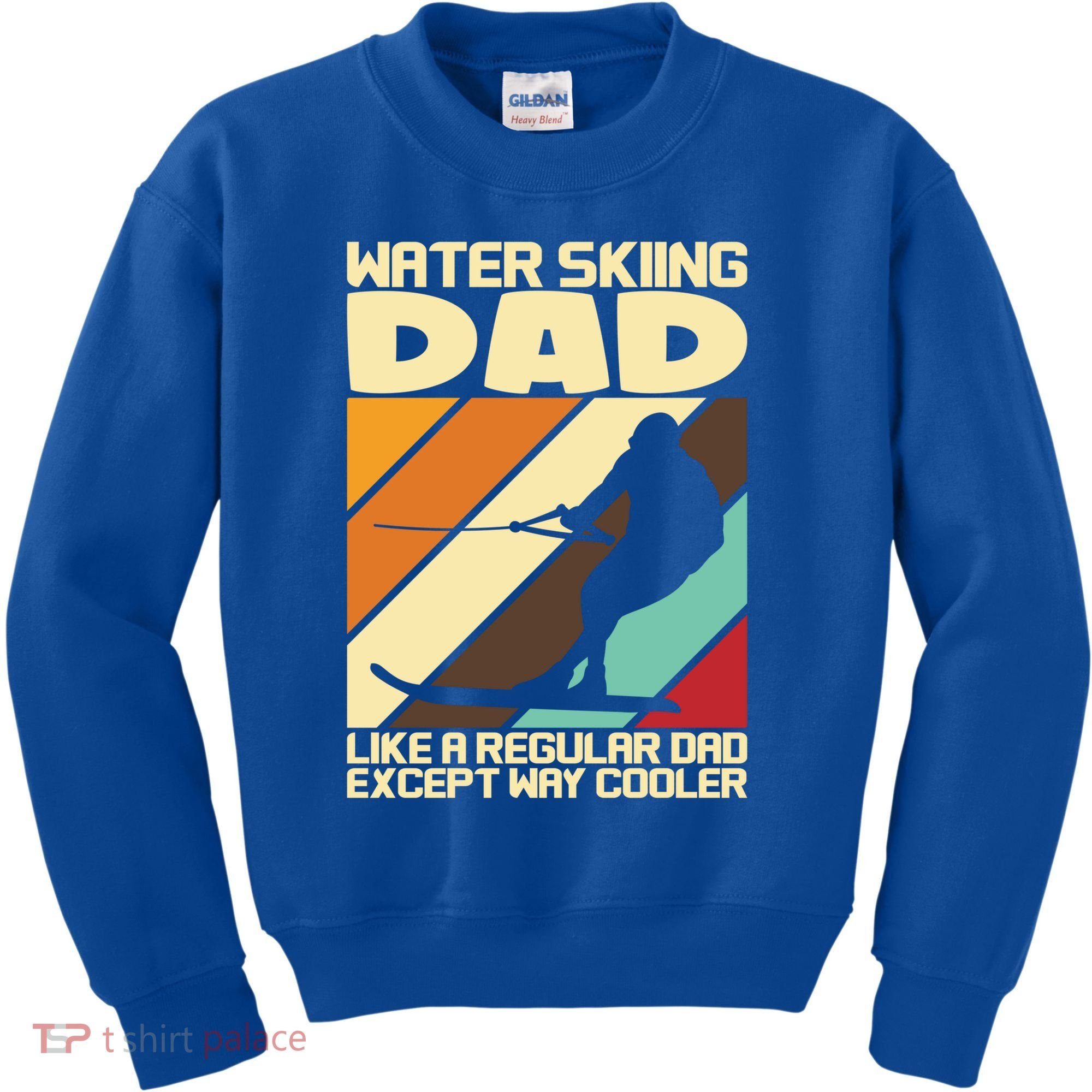 Water Ski Fans Water Skiing Dad Gift Kids Sweatshirt