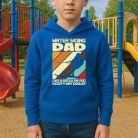 Water Ski Fans Water Skiing Dad Gift Kids Hoodie thumb 2