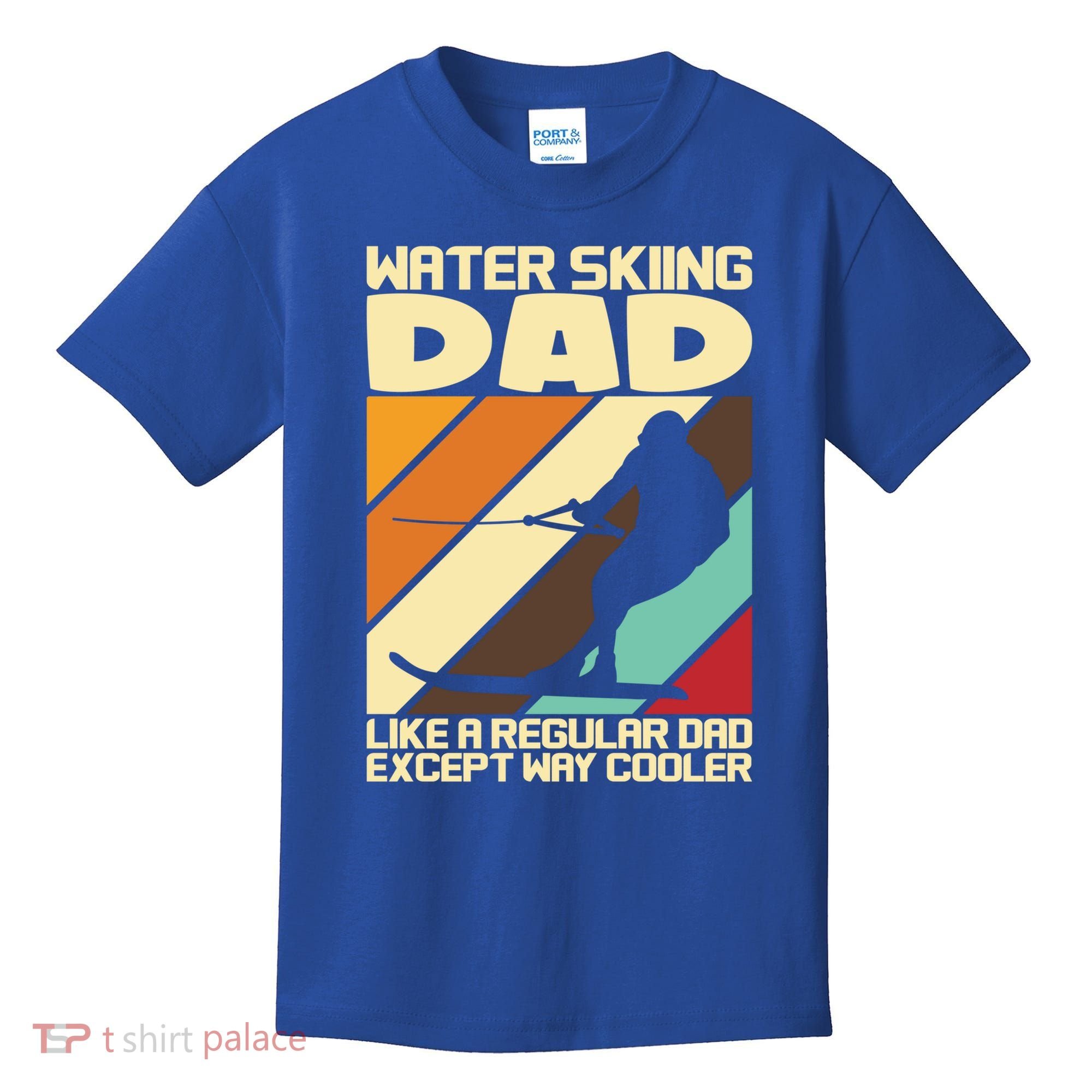 Water Ski Fans Water Skiing Dad Gift Kids T-Shirt