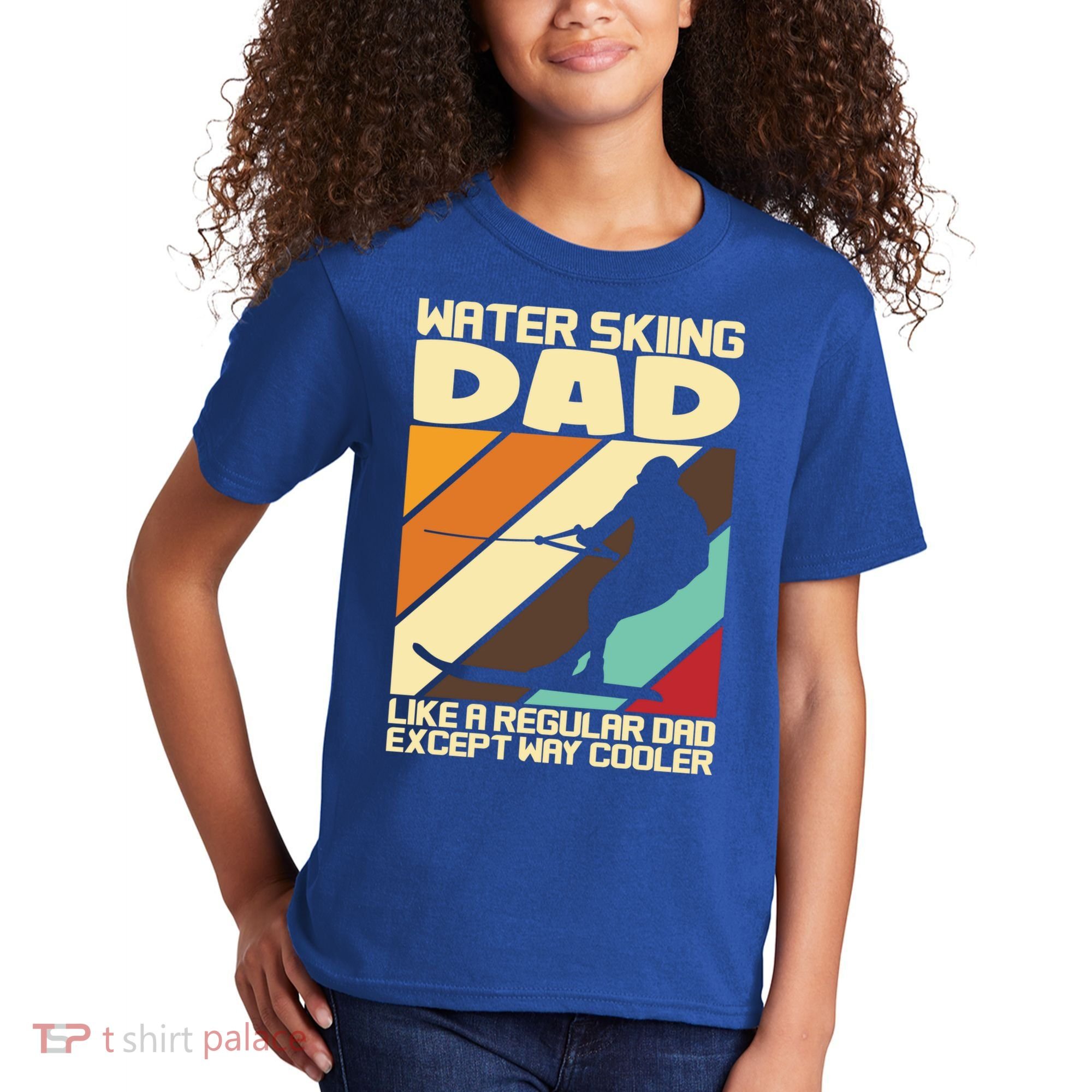 Water Ski Fans Water Skiing Dad Gift Kids T-Shirt