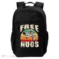 Wrestling Shirts  Funny Free Hugs Wrestling  Coach Backpack thumb 0