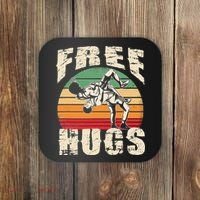 Wrestling Shirts  Funny Free Hugs Wrestling  Coach Coaster thumb 0