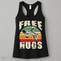 Wrestling Shirts  Funny Free Hugs Wrestling  Coach Women's Tank Top thumb 3