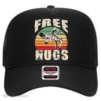 Wrestling Shirts  Funny Free Hugs Wrestling  Coach Hat thumb 0