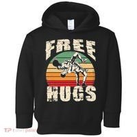 Wrestling Shirts  Funny Free Hugs Wrestling  Coach Toddler Hoodie thumb 0