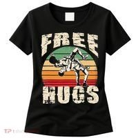 Wrestling Shirts  Funny Free Hugs Wrestling  Coach Women's T-Shirt thumb 0