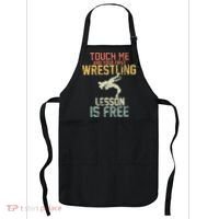 Wrestling Shirts  Funny Free Hugs Wrestling  Coach Apron thumb 0