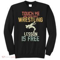 Wrestling Shirts  Funny Free Hugs Wrestling  Coach Sweatshirt thumb 0