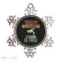 Wrestling Shirts  Funny Free Hugs Wrestling  Coach Ornament thumb 0