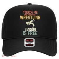 Wrestling Shirts  Funny Free Hugs Wrestling  Coach Hat thumb 0
