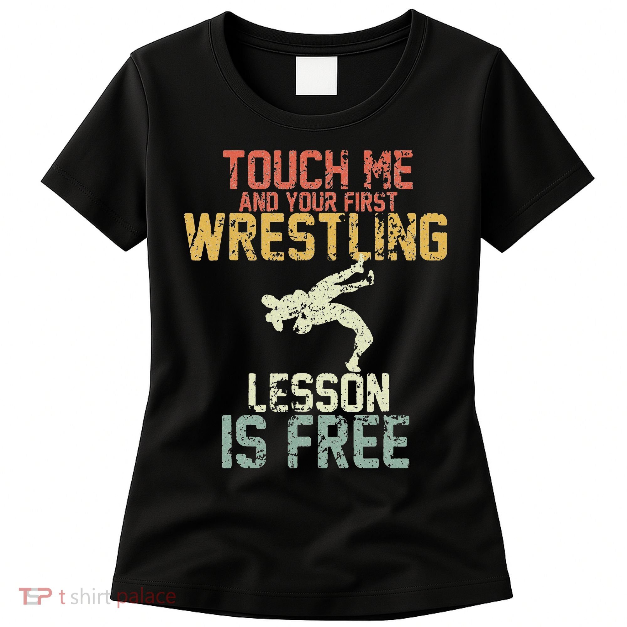 Wrestling Shirts  Funny Free Hugs Wrestling  Coach Women's T-Shirt