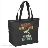 Wrestling Shirts  Funny Free Hugs Wrestling  Coach Tote Bag thumb 2
