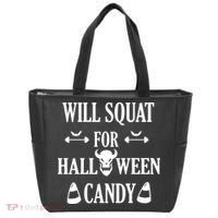 Will Squat For Halloween Candy Halloween Quote Tote Bag thumb 0