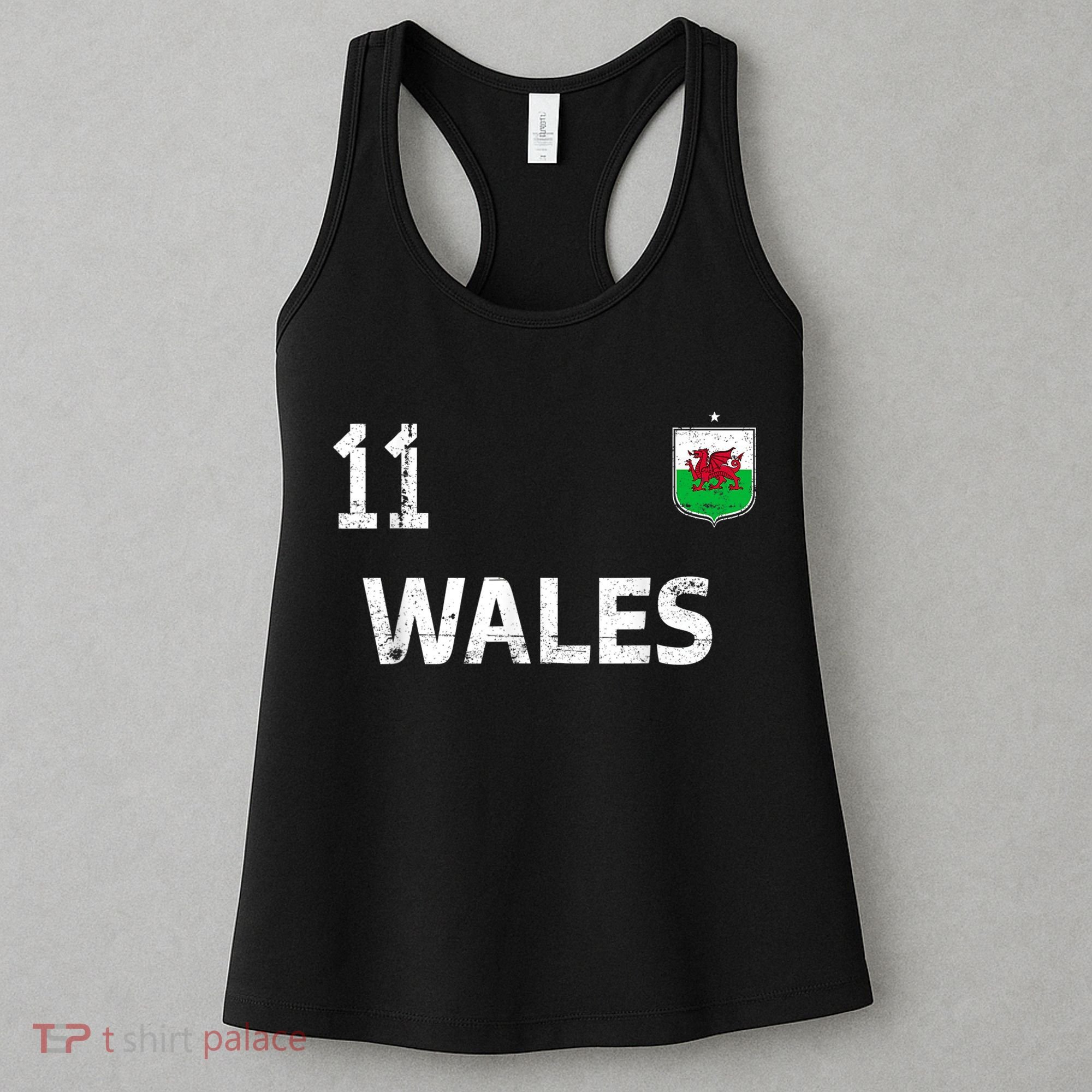 Wales Soccer Fans Jersey Welsh Flag Football Lovers Women's Tank Top