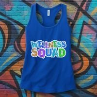 Wellness Squad Fitness Gym Crew Health Trainer Life Coach Funny Gift Women's Tank Top thumb 3