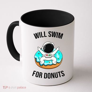 Will Swim For Donuts Coffee Mug