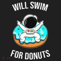 Will Swim For Donuts Tumbler thumb 3