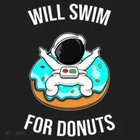 Will Swim For Donuts Tumbler thumb 3