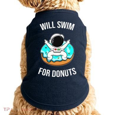 Will Swim For Donuts Doggie Tank